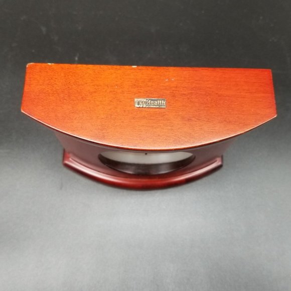 Hampton Quartz Wood Mantle Shelf Clock Time Medium Brown 4.50" WORKS - Picture 5 of 12